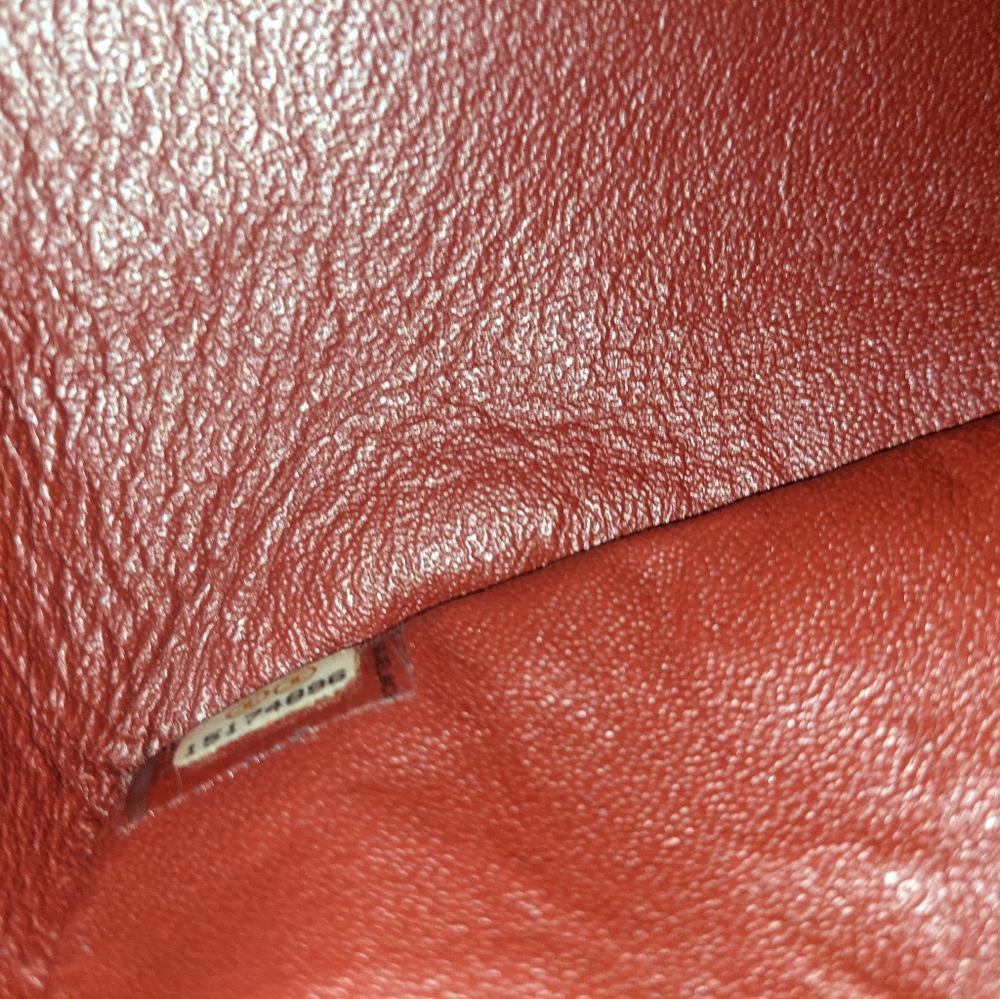 Chanel Maxi burgundy red caviar silver double flap - Picture 10 of 14